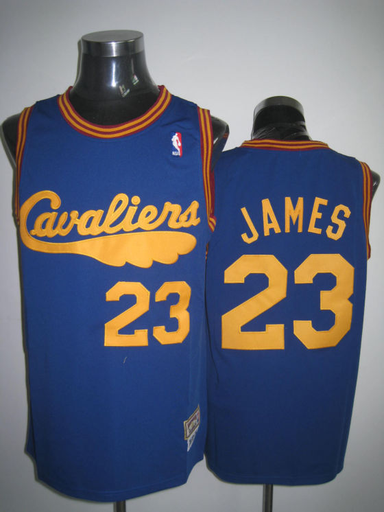 Cleveland Cavaliers James Blue Yellow Jersey